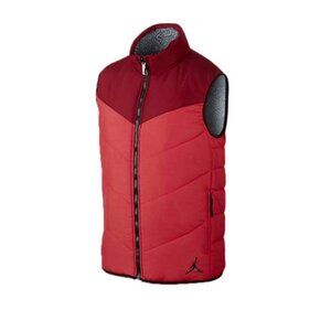 Jordan Men's Reversible Water Repellent Padded Vest Red/Grey